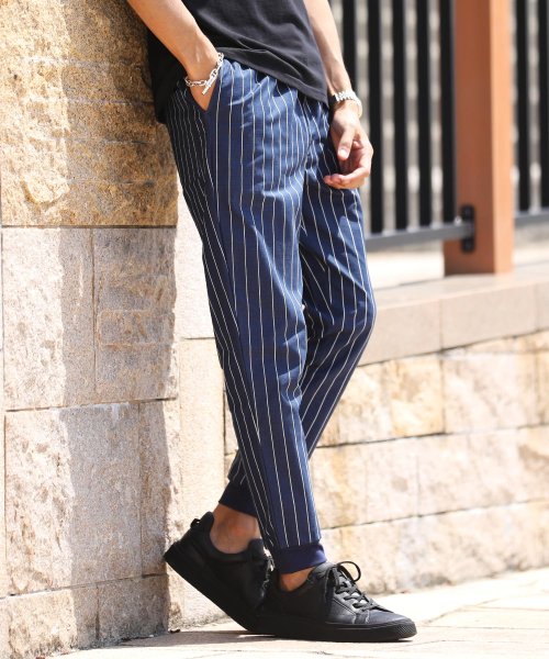綿麻ストレッチジョガーパンツ クロップドパンツ アンクルパンツ メンズ 9分丈 クロップド スキニー テーパード パンツ チノパン ストレッチ ジギーズショップ Jiggys Shop D Fashion