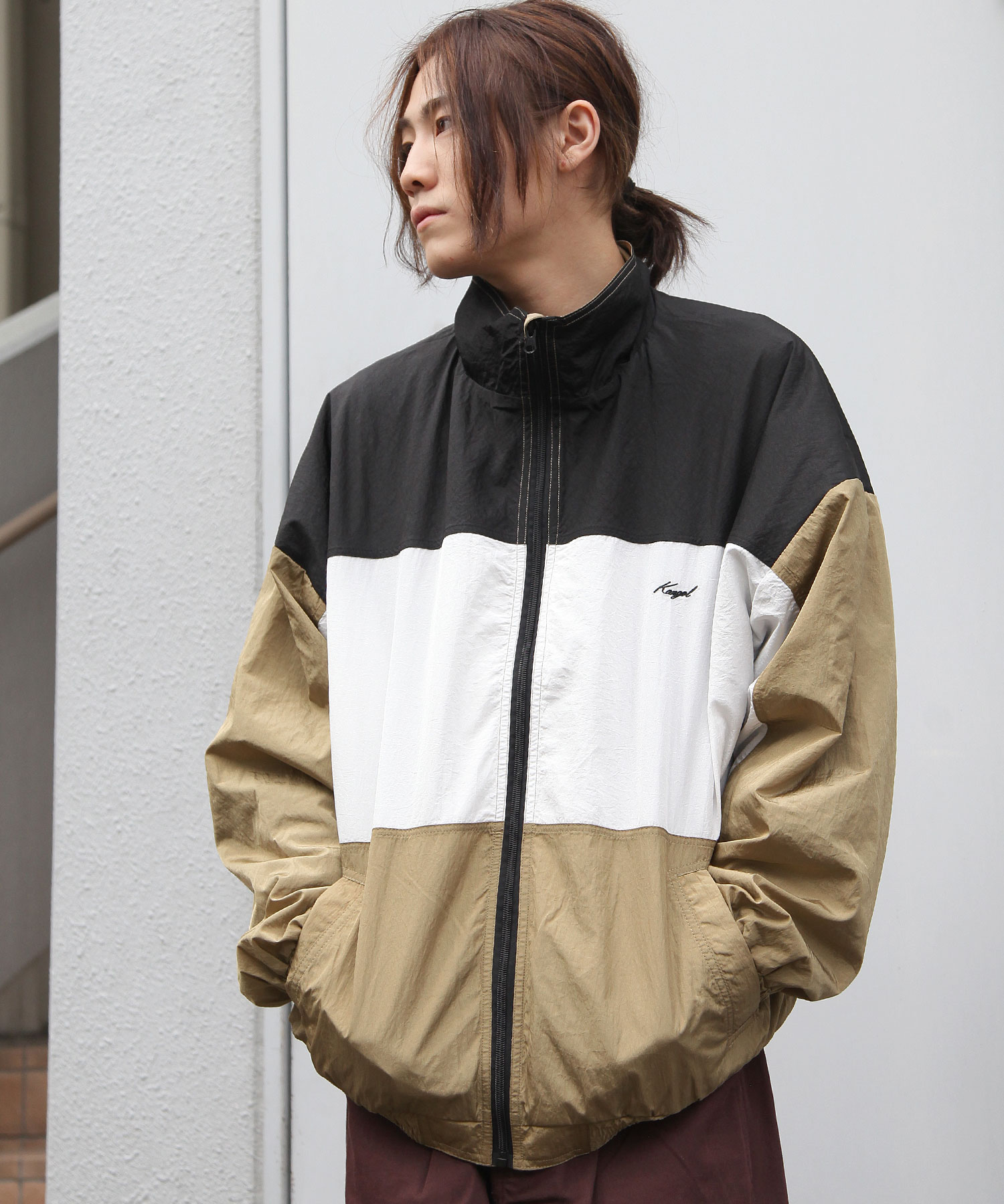 ジップファイブ ZIP FIVE 【kgsaーzi1822】ZIP FIVE×KANGOL 切替 ジップファイブ ZIP FIVE 【kgsaーzi1822】ZIP FIVE×KANGOL 切替
