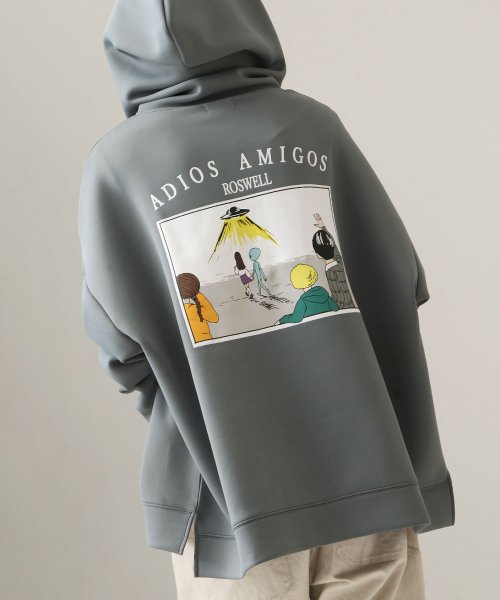 セール10 Off Blz 1907 ヘビーウェイトビックシルエットダンボールポンチイラスト刺繍パーカー ジップファイブ Zip Five D Fashion