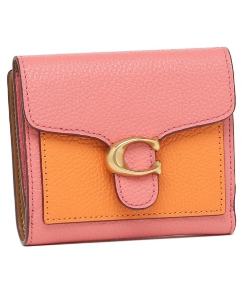 セール 26 Off コーチ 二つ折り財布 ミニ財布 ピンク オレンジ レディース Coach B4sb4 コーチ Coach D Fashion