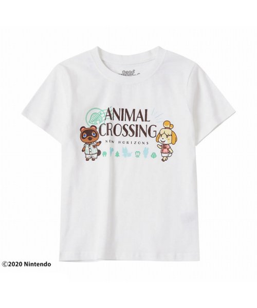 セール あつまれどうぶつの森 ロゴtシャツ Ec マックハウス キッズ Mac House Kid S D Fashion
