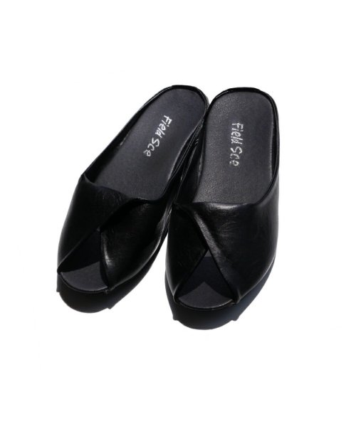 疲れない フラットシューズ 甲浅 オープントゥ サンダル 痛くならない 疲れない ミュール ローヒール レディース つっかけ おしゃれ かわいい ぺたんこ エクレボ Exrevo D Fashion