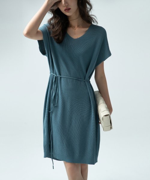 コクーンサマーニットワンピース セゾン ド パピヨン Saison De Papillon D Fashion コクーンサマーニットワンピース セゾン ド パピヨン Saison De Papillon D Fashion