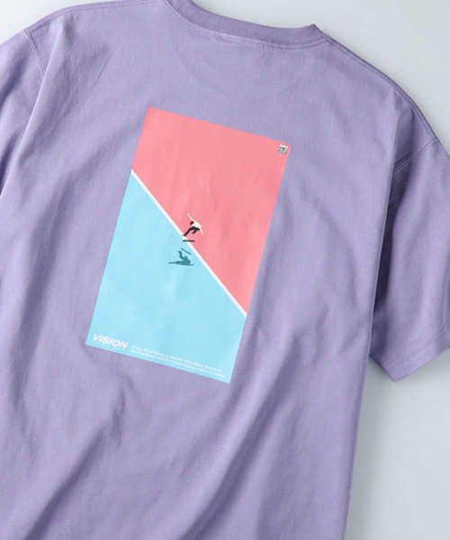 ヴィジョンストリート グラフィックプリントtシャツ Right On Right On D Fashion