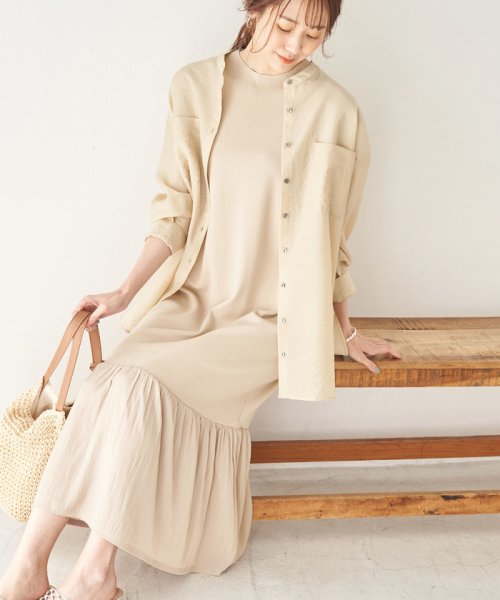 クーポン セール 30 Off 布帛ドッキングニットワンピース ロペピクニック Rope Picnic D Fashion