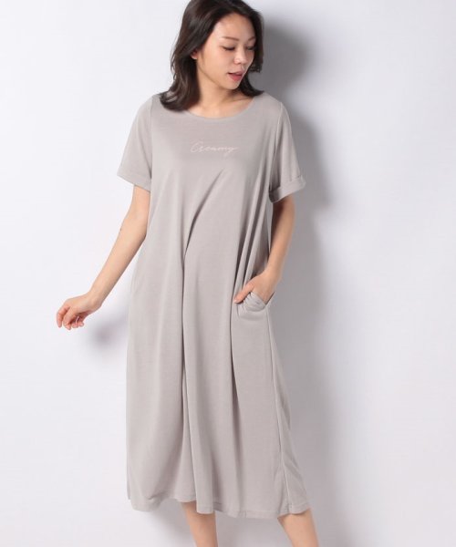 After Nine 接触冷感素材 ワンピース セミロング丈 ジーンズメイト Jeans Mate D Fashion After Nine 接触冷感素材 ワンピース セミロング丈 ジーンズメイト Jeans Mate D Fashion