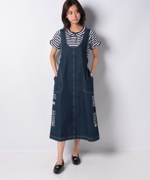 セール 60 Off 12ｏｚデニム ジャンパースカート ピンクハウス Pink House D Fashion