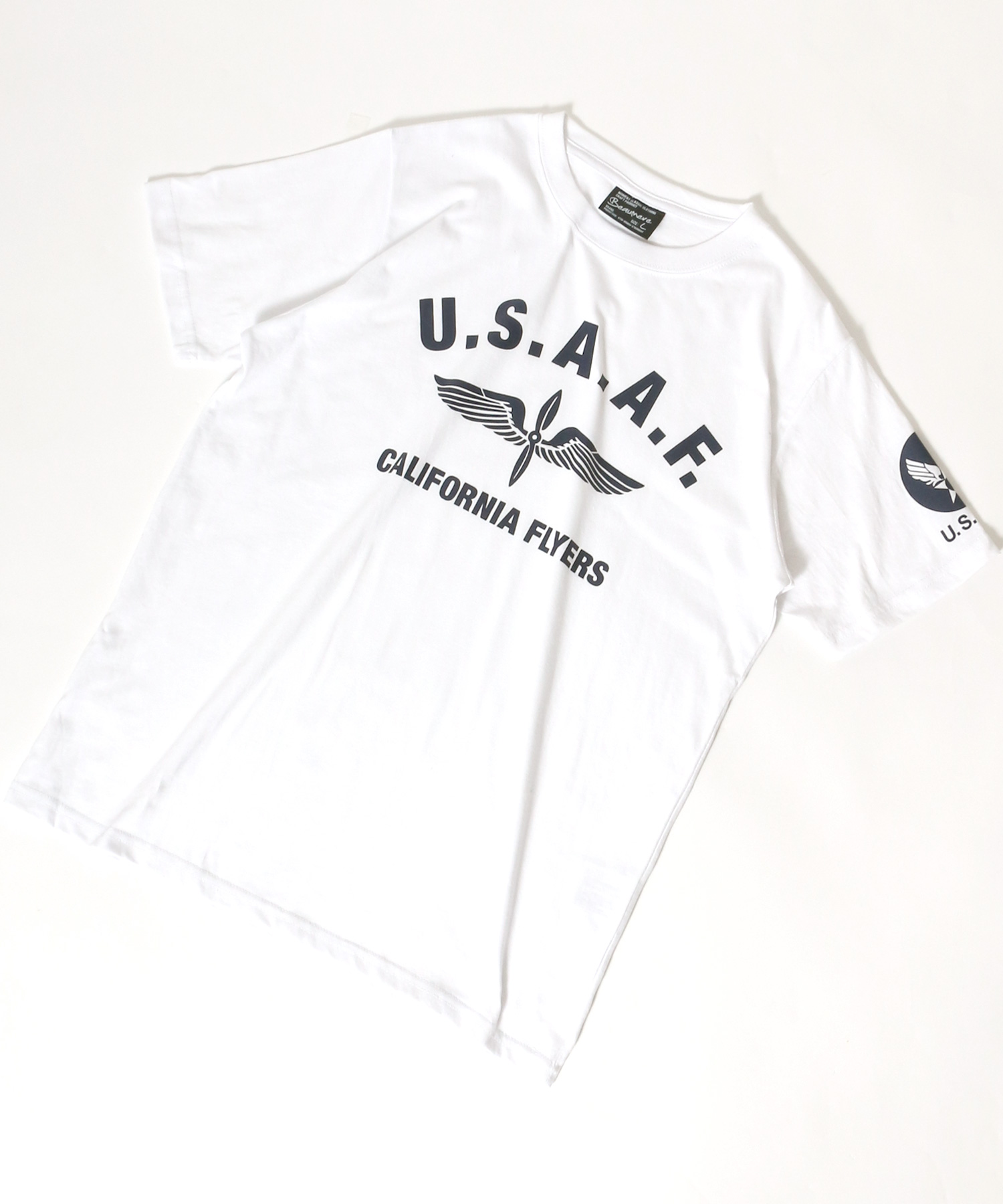 U.S.A.F. ユーエスエアフォース ミリタリープリントTシャツ 半袖