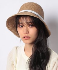 FURLA/フルラ FURLA 天然ハット ペーパーブレード ロゴ刺繍リボン レディース UV ウォッシャブル 帽子 /504063382