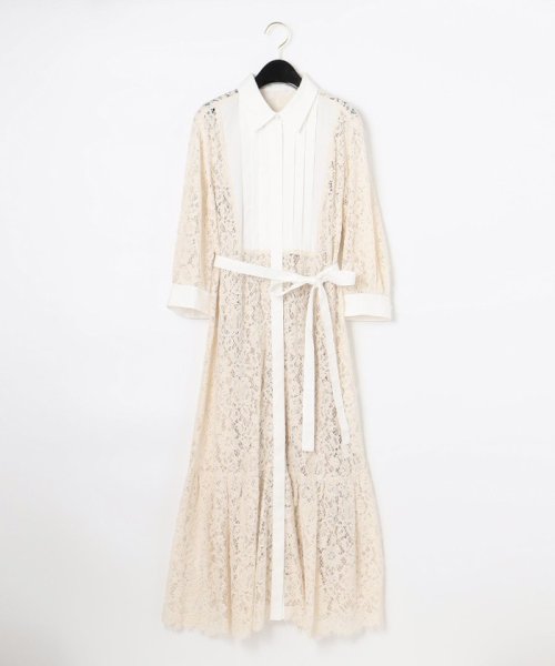 レースドレスシャツワンピース グレースコンチネンタル Grace Continental D Fashion