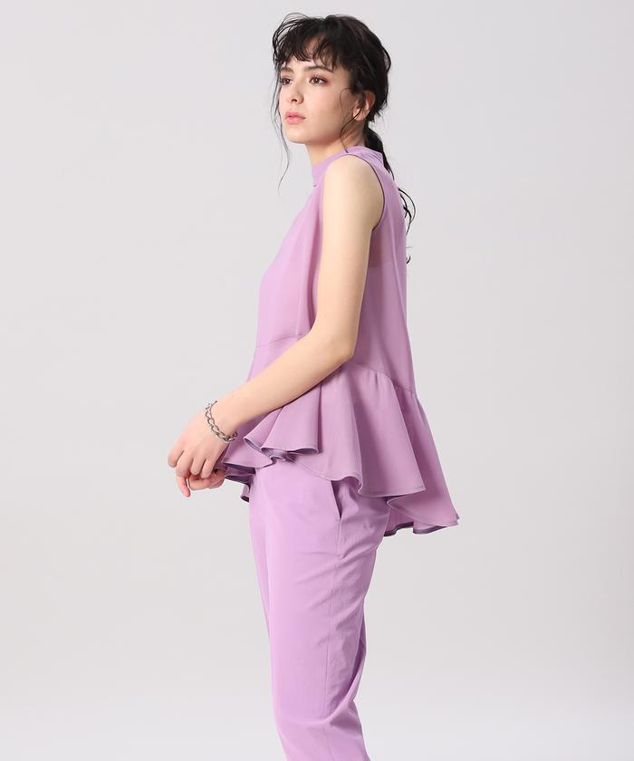 第一ネット セール 80%OFF】《Luftrobe》フリルシアーカットソー(504071935 トップス