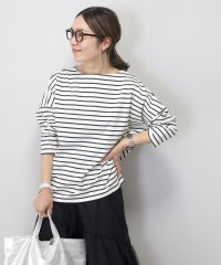 Aletta vita/アレッタ ヴィータ Aletta vita 7分袖ポンチボートネックコクーンプルオーバー/503559493