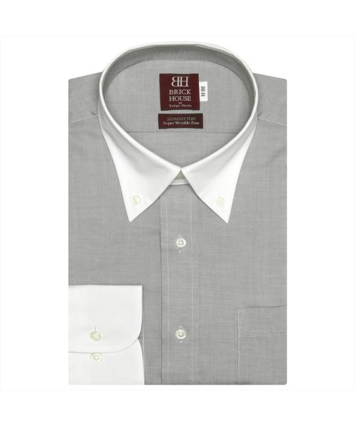 ワイシャツ 長袖 形態安定 綿100 袖の長い 大きい メンズ Tokyo Shirts Tokyo Shirts D Fashion