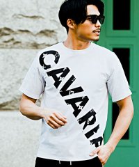 CavariA/CavariA モノグラムビッグロゴプリントクルーネック半袖Tシャツ メンズ ブランド ラグジュアリースポーツ ラグスポ トップス【C】/504072958