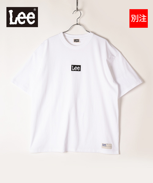 セール30%OFF】【別注】【LEE】 リー ボックスロゴ 半袖 Tシャツ 