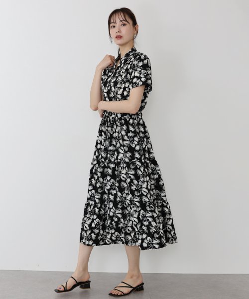 セール アソート花柄 リーフ柄ワンピース ブルーイースト Blueeast D Fashion