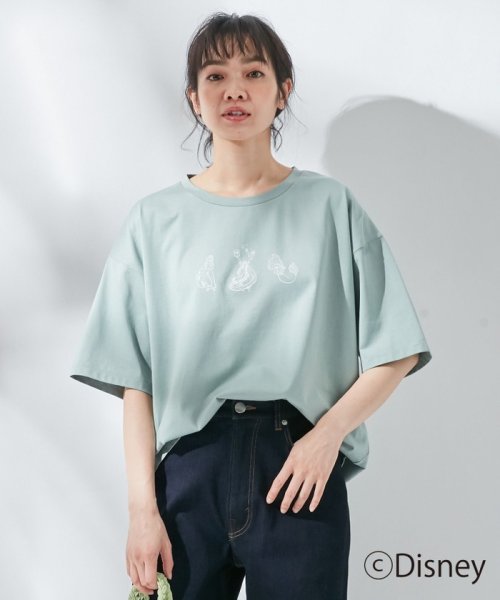 Kmkk ディズニープリンセス ラインアート Tシャツ 組曲 Kumikyoku D Fashion