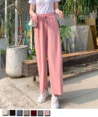 shoppinggo/ショッピングゴー shoppinggo ワイドパンツ ハイウェスト レディース サマーパンツ ロングパンツ 体型カバー ゆったり/504064030