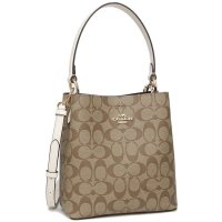 COACH/コーチ COACH バッグ ハンドバッグ ショルダーバッグ SIGNATURE ベージュ ホワイト レディース アウトレット COACH 2312 IMRO8/504074532