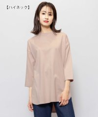 mili an deni/7分袖Tシャツ レディース クルーネック プチハイネック トップス オーガニック tシャツ カットソー/504076184