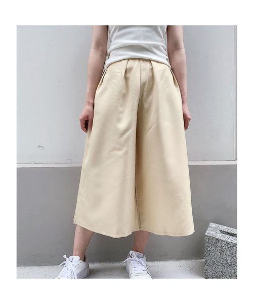 セール30 Off ガウチョパンツ レディース スカンツ ゆったり 春夏 きれいめ ハイウエスト スカーチョ 9分丈 美脚効果 セイヘイショップ Seiheishop D Fashion