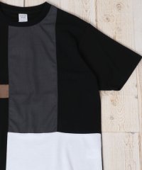 marukawa shonan/エコ素材 ブロック パネル切替 半袖Tシャツ メンズ Tシャツ 切り替え サスティナブル カジュアル/504029002