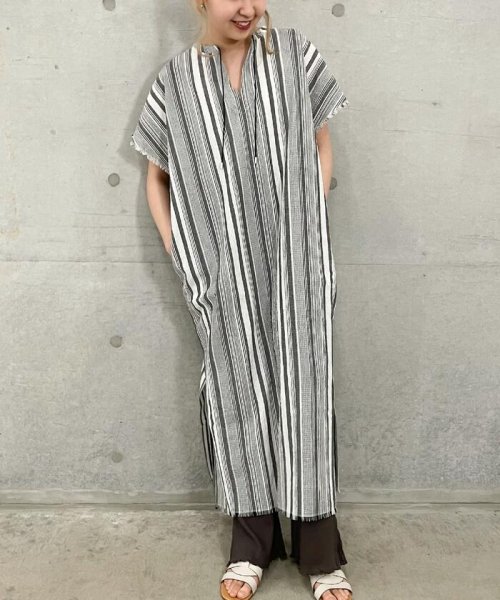 クーポン セール60 Off カフタンフリンジワンピース フレディエミュ Fredy Emue D Fashion