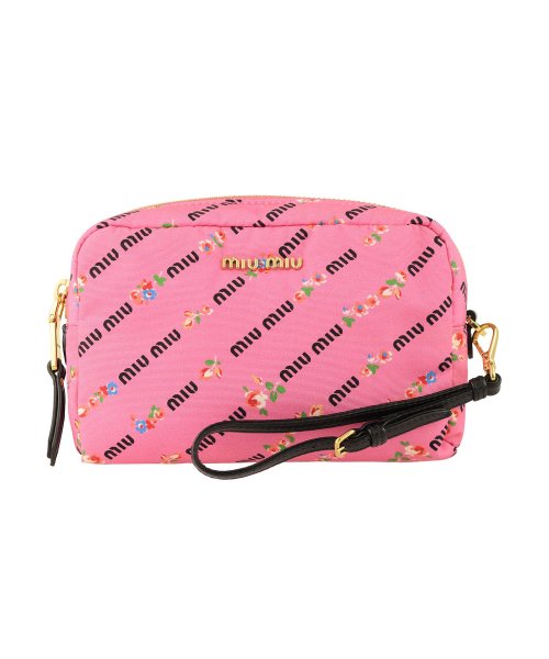 クーポン セール38 Off Miumiu ミュウミュウ Miumiu ミュウミュウ コスメポーチ ミュウミュウ Miumiu D Fashion