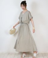 ワンピース グレーベージュ
