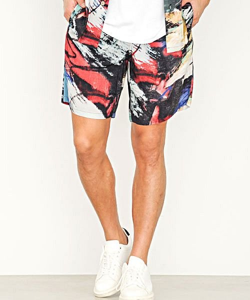 Vicci 総柄レーヨンショーツハーフパンツ メンズ ショートパンツ おしゃれ ブランド ボトムス C ビッチ Vicci D Fashion Vicci 総柄レーヨンショーツハーフパンツ メンズ ショートパンツ おしゃれ ブランド ボトムス C ビッチ Vicci D Fashion