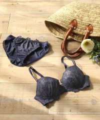 fran de lingerie/floating flower フローティングフラワー ブラ&ショーツセット B65－G75カップ/504079732