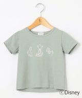 スモーキーグリーン×ホワイトライン