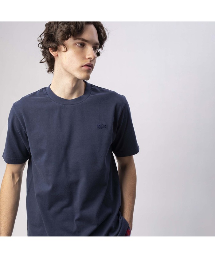 ラコステ LACOSTE ヘビーウェイトブランドネームロゴTシャツ