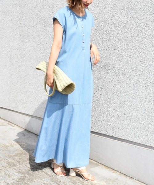 セール 30 Off Web限定 手洗い可能 デニム切り替えワンピース シップス ウィメン Ships Women D Fashion