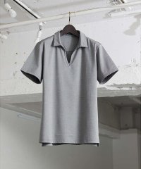 5351POURLESHOMMES/【定番人気】スキッパー ポロシャツ/504006735