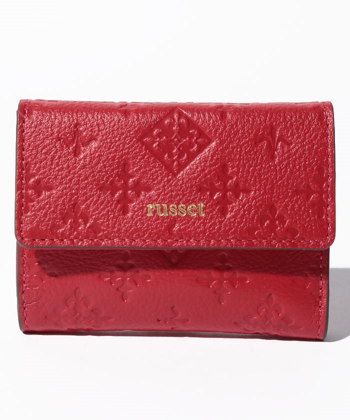 セールレザー三つ折り財布(SO－306)(504076372) | ラシット(russet) - d fashion