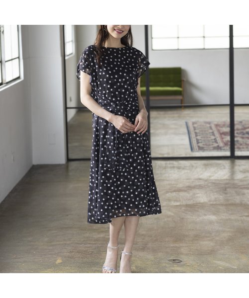 セール 30 Off ドットバックリボンワンピース ローズティアラ Rose Tiara L Size D Fashion セール 30 Off ドットバックリボンワンピース ローズティアラ Rose Tiara L Size D Fashion