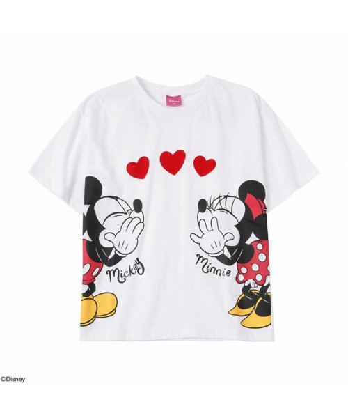 Disney ディズニー ミッキーミニー Tシャツ 335102007(504086730) マックハウス（キッズ）(MAC  HOUSE(kid's)) d fashion