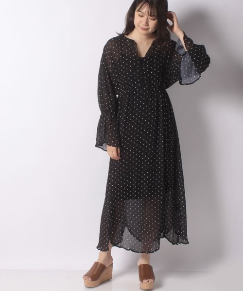 セール80 Off Who S Who Chico ドット2wayロングワンピース フーズフーチコ Who S Who Chico D Fashion