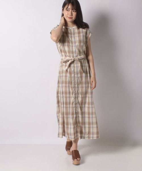 セール 30 Off Techichi Terrasse 綿麻マドラスチェック前開きワンピース テチチ Te Chichi D Fashion セール 30 Off Techichi Terrasse 綿麻マドラスチェック前開きワンピース テチチ Te Chichi D Fashion