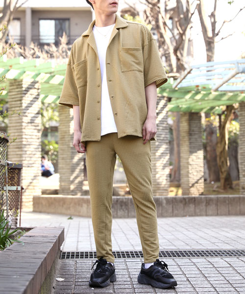 セットアップ(ベージュ)のメンズファッション通販 - d fashion