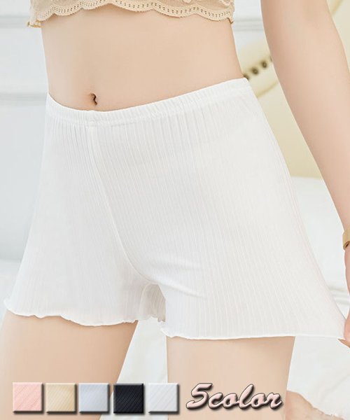 セール30 Off ペチパンツ インナーパンツ タップパンツ 見せパンツ 部屋着 ショートパンツ 透け防止 フリーサイズ かわいい チラ見せ 裾フレア ショッピングゴー Shoppinggo D Fashion