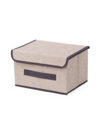 収納ボックス 小さめ ふた付き 折りたたみ式 収納箱 仕切り 持ち手付 不織布 洗える  軽量 使いやすい 収納ケース