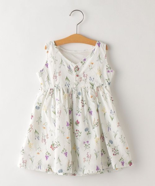 セール50 Off Ships Kids フラワー ノースリーブ ワンピース 80 90cm シップスキッズ Ships Kids D Fashion