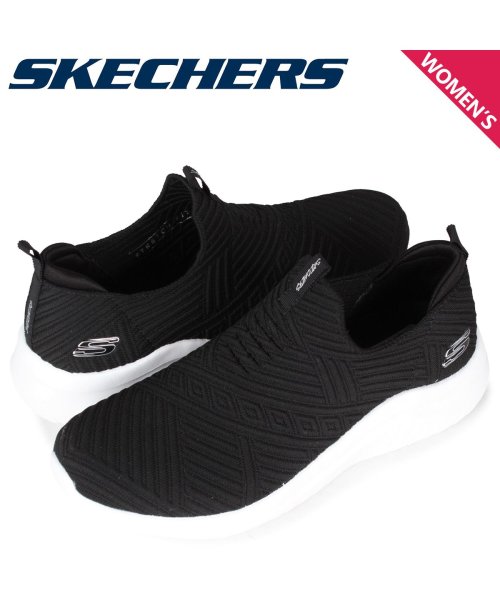 スケッチャーズ Skechers スリッポン スニーカー レディース ウルトラ フレックス 2 0 Ultra Flex 2 0 Stunning ブラック 黒 スケッチャーズ Skechers D Fashion スケッチャーズ Skechers スリッポン スニーカー レディース ウルトラ フレックス 2 0 Ultra Flex 2 0 Stunning ブラック 黒 スケッチャーズ Skechers D Fashion