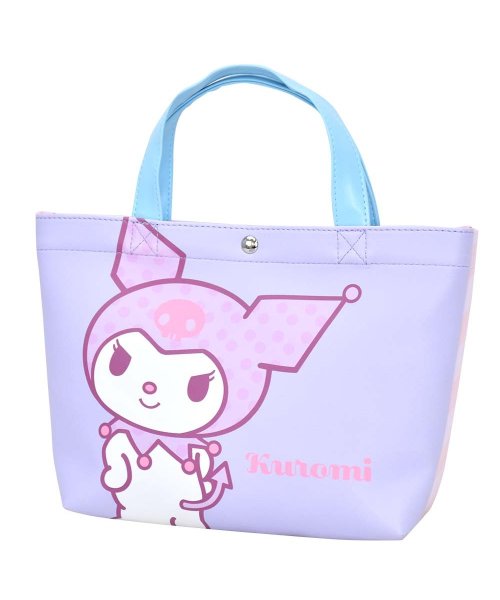 クロミ クロミちゃん サンリオ ミニトートバッグ トート バック 合皮 小さめ 軽量 マグネット お出かけ サブバッグ キャラクター グッズ ランナー Runner D Fashion