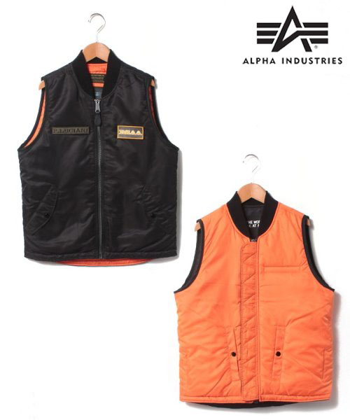 クーポン】【ALPHA/アルファ】MA-1 VEST タイト ベスト クーポン】【ALPHA/アルファ】MA-1 VEST タイト ベスト