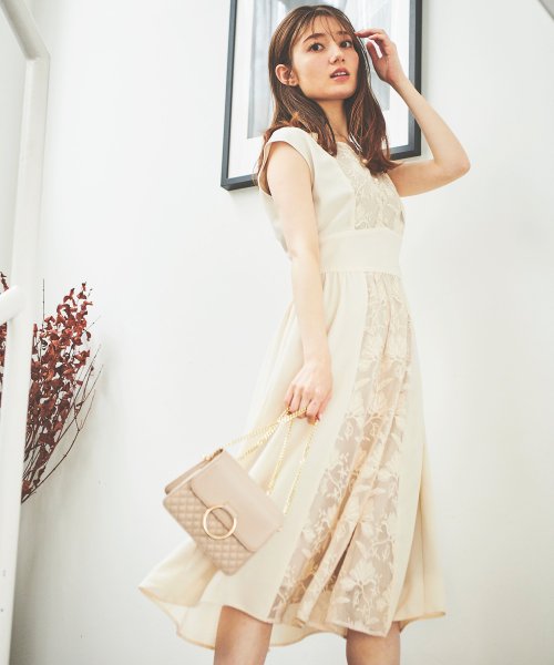 セール 60 Off 刺繍チュール切替ワンピース トランテアン ソン ドゥ モード 31 Sons De Mode D Fashion