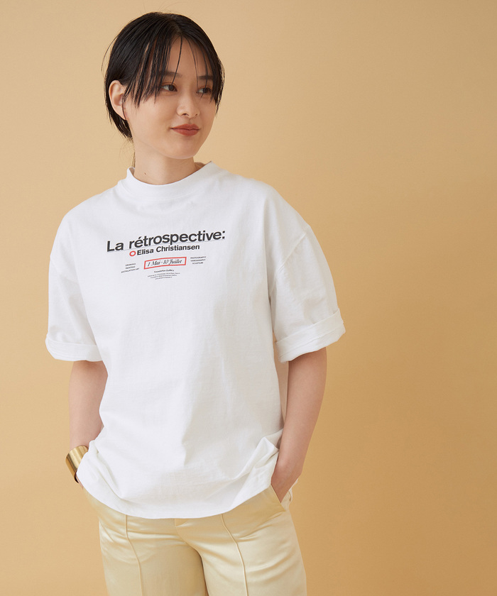 アダムエロペ　パロットキャンバス別注　ロンT プリントTシャツ ADAM ET ROPE'｜【PARROTT CANVAS for ADAM ET ROPE'】別注