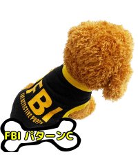 mowmow/犬 服 おしゃれ かわいい オールシーズン クール FBI VIP POLICE Tシャツ 猫 ペット服 猫服 ルームウェア タンクトップ 犬服/504092767